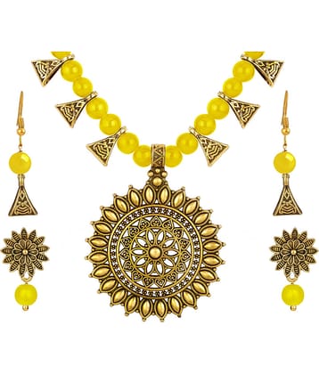 JFL - Jewellery For Less Copper Yellow Contemporary/Fashion Necklaces Set Princess