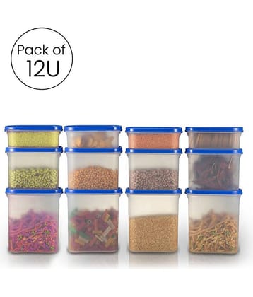 iview kitchenware Plastic Multi-Purpose Food Container, 500ml x 4U, 1000ml x 4U, 1500ml x 4U (12U)