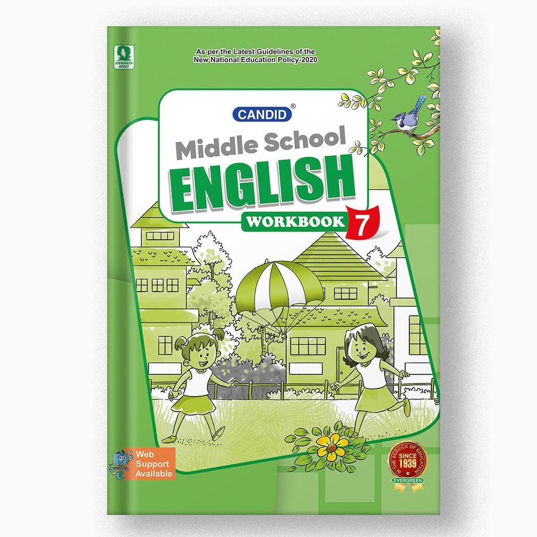 Candid Middle School English Workbook - 7-Grade 07 / English