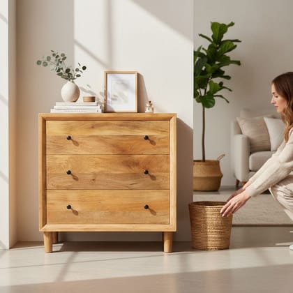 Wooden Chest Of Drawer Dressers Cabinet Bedside