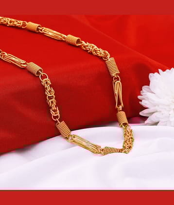 FASHION FRILL Gold Plated Brass Chain ( Pack of 1 )