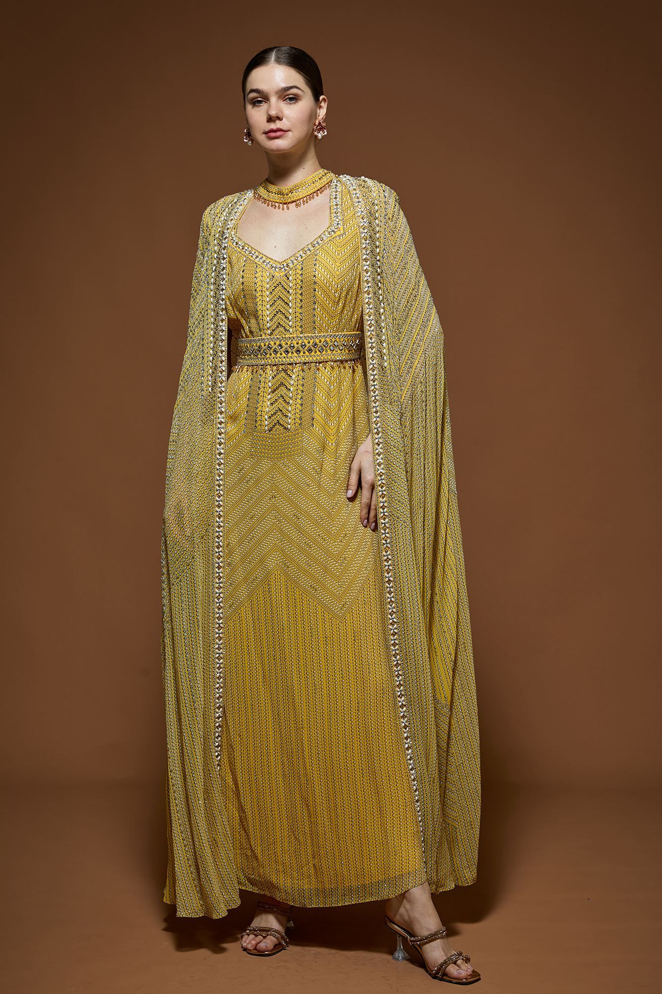 Yellow Kaftan-XS