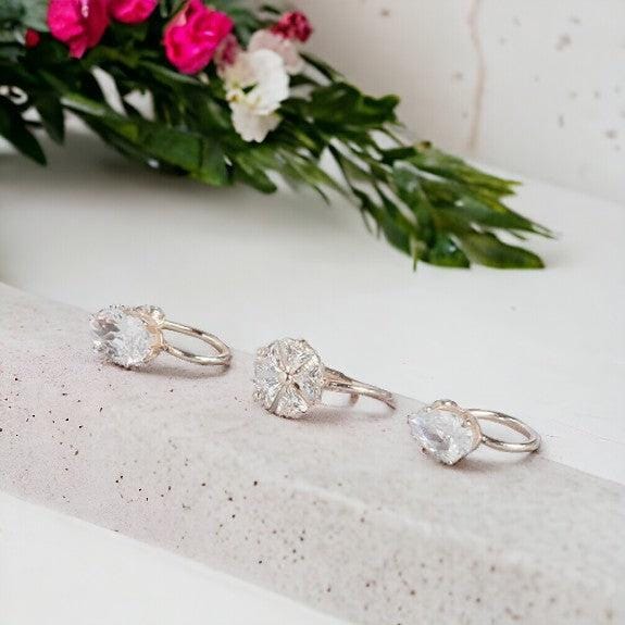 AD Studded Nose Pins Set of 3