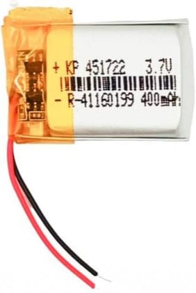 NOVEL 3.7V 451522-400mAh Lithium Polymer Rechargeable Battery | Compatible with RC Toys, Bluetooth Devices, MP3 Players, Learning Kits and Electronics Projects