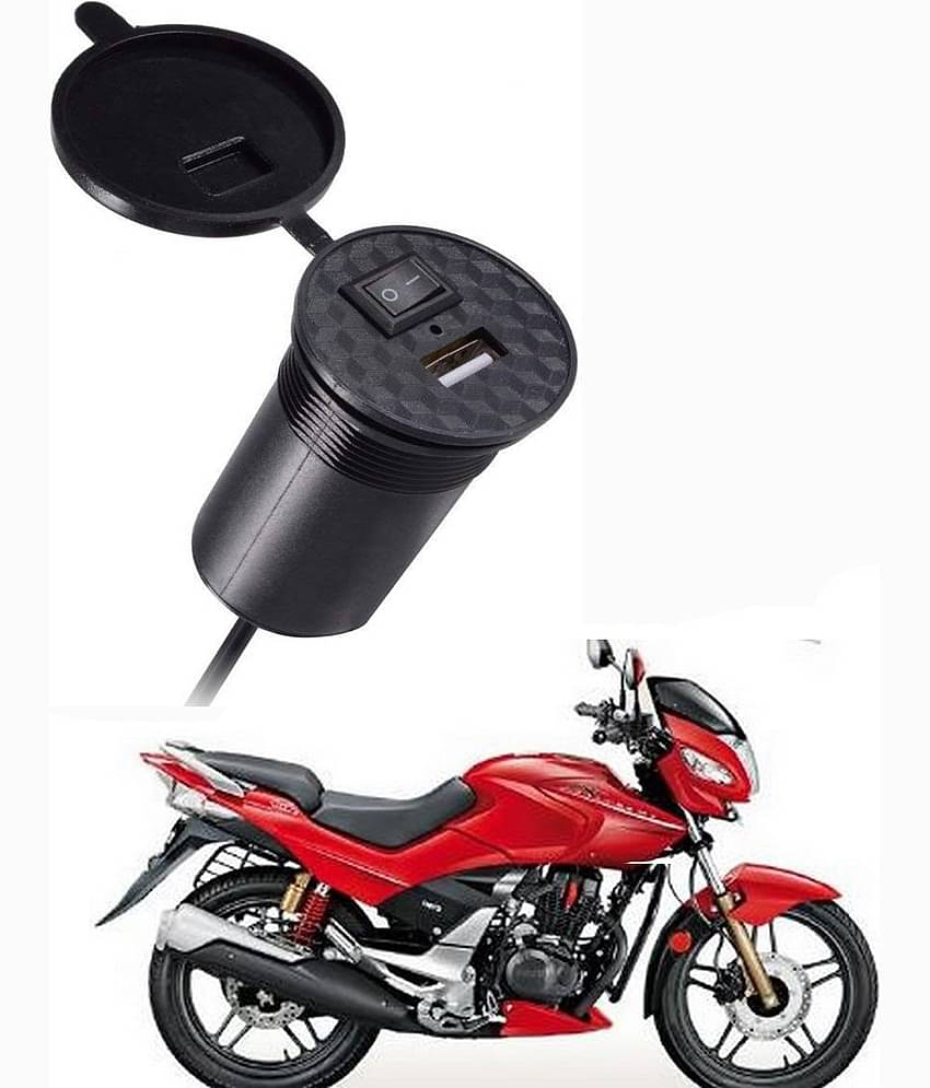 Hero All Bike Model Black USB  Bike Charger