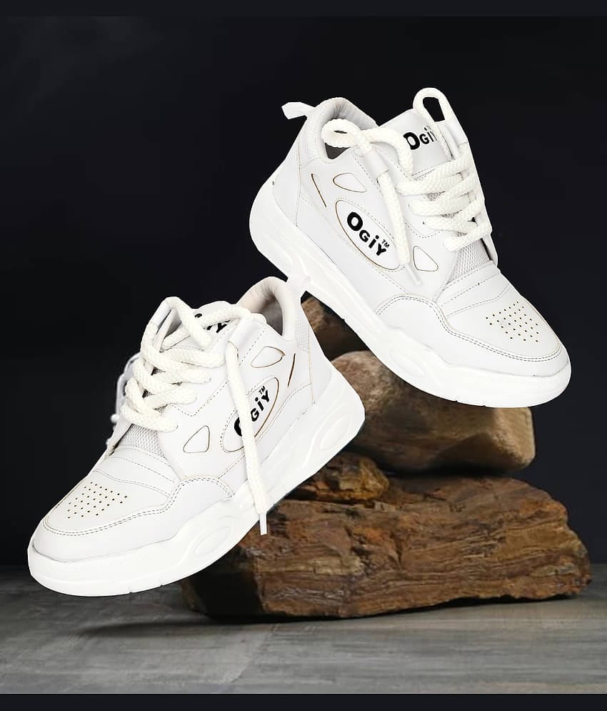 ZIRSQ SNEAKER FOR MEN`S White Men's Sneakers