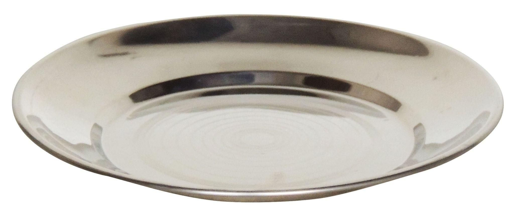 Dinner Plate Silver Touch Quater (26 Gauge)- 7.1*7.1*0.5 inch (S090 A)