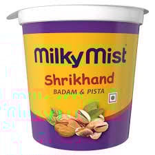 MILKY MIST SHRIKHAND BADAM & PISTA 400GM TIN