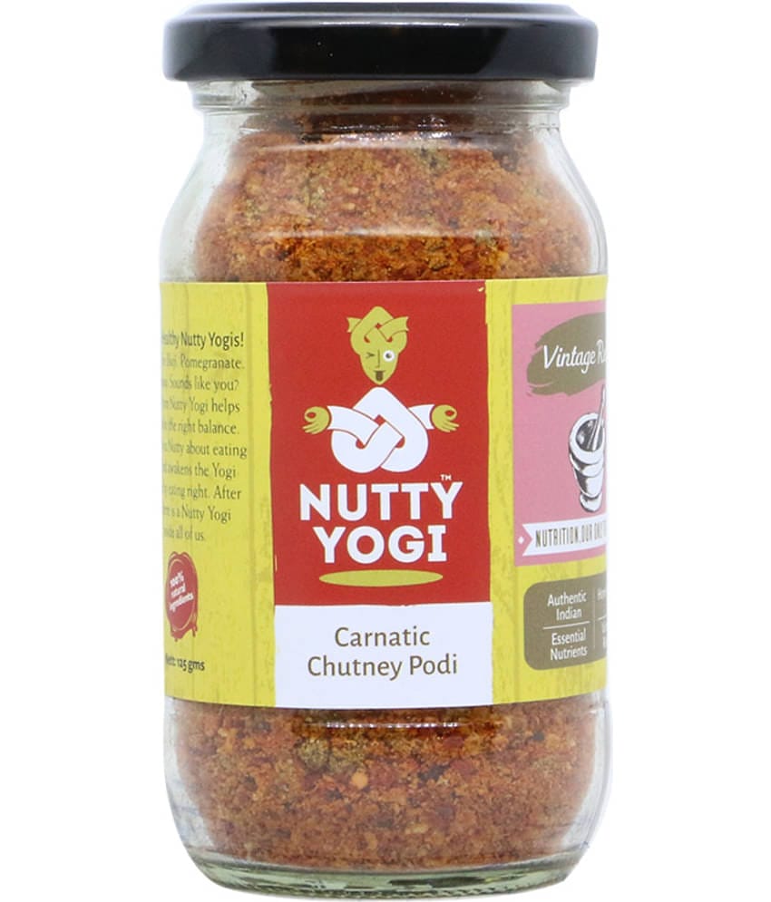 Nutty Yogi Carnatic Podi Chutney 125 g