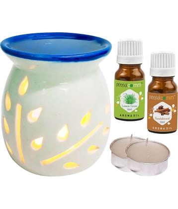 Peepalcomm Ceramic Aroma Oils & Diffusers Set - Pack of 5