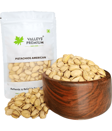 Valleys Premium American Pistachios Salted and Roasted 400 Grams (Pista)