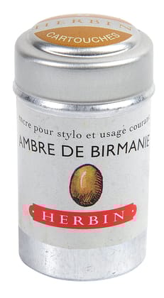 Herbin Ink # 41 - Ambre de Birmanie-Box of 6 Cartridges