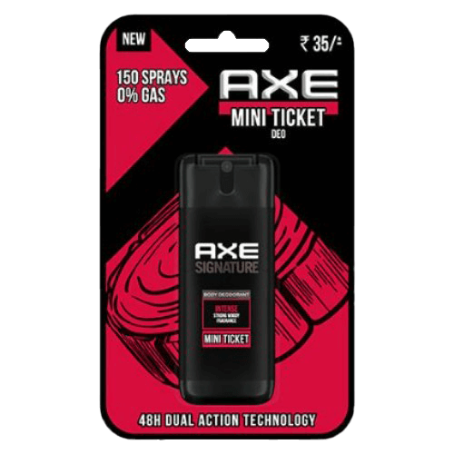 Axe Body Spray Deodorant Intense Mini 10ml