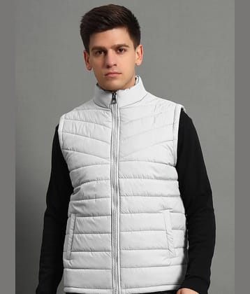 GET GOLF Polyester Men's Quilted & Bomber Jacket - White ( Pack of 1 )