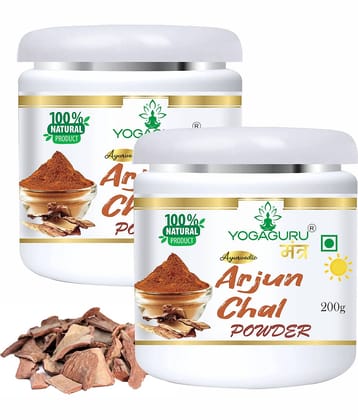 Yogaguru Mantr Arjun Ki Chaal Powder, Arjuna Bark, Arjun Chal Tree Chhal 400Gm