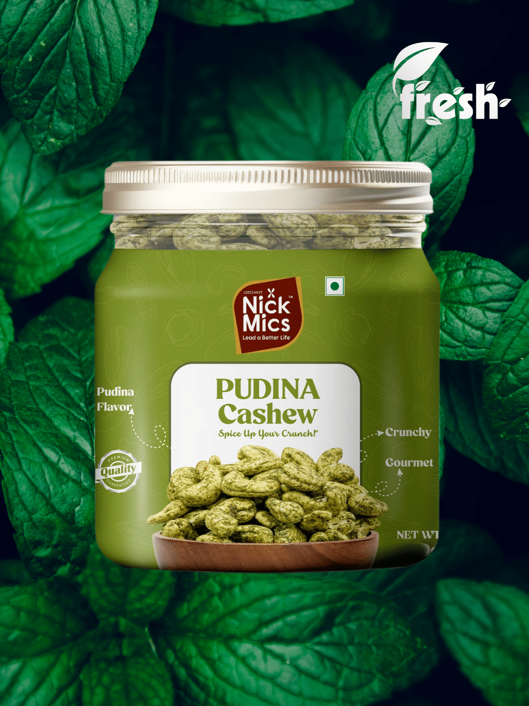Nickmics Pudina Cashew-150g