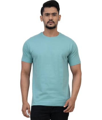 Cotstyle Pack of 1 Cotton Regular Fit Men's T-Shirt ( Blue )