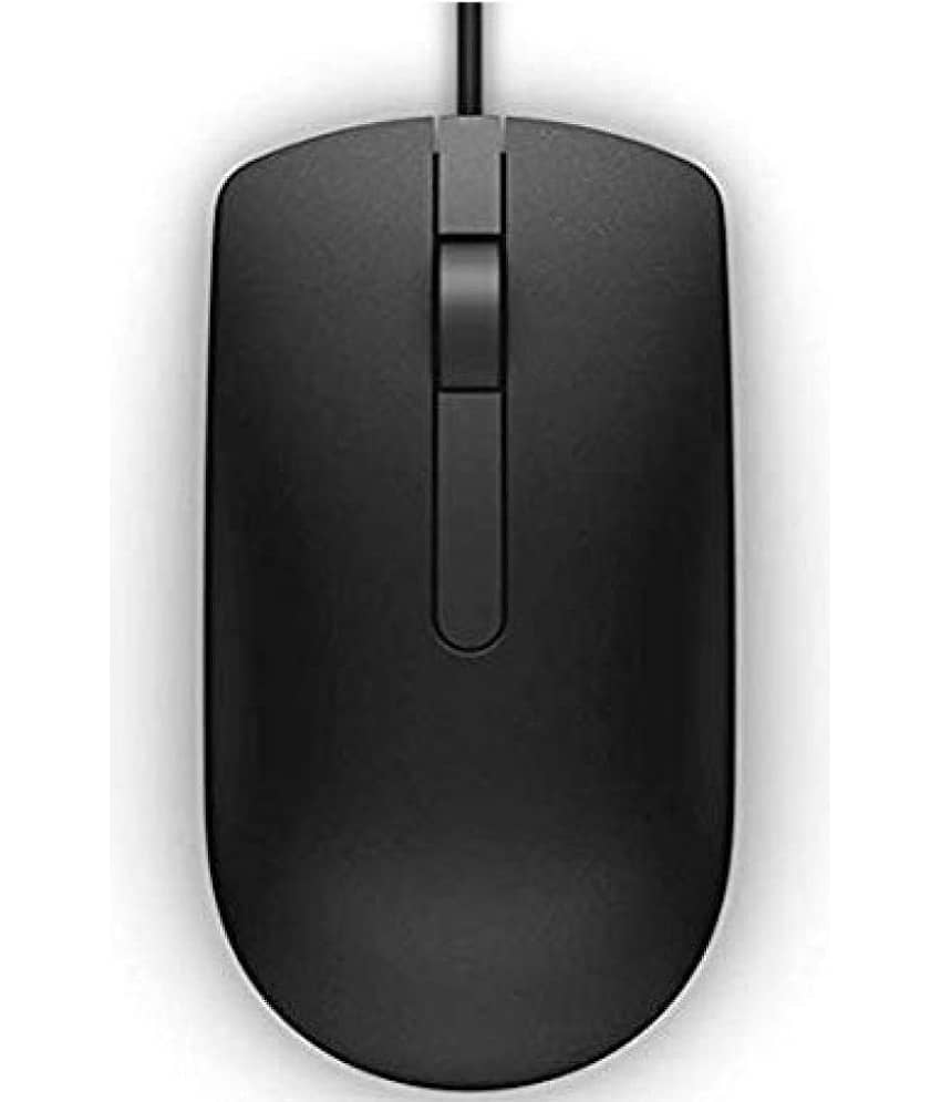 Dell Mouse MS116 Black USB Wired Mouse