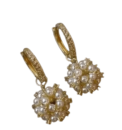 'Chic Moonstone Drop Earrings for Women' - pack of 2