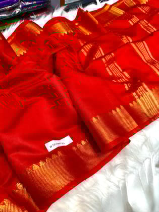 BEAUTIFUL PREMIUM QUALITY VERY SOFT BAPTA TASAR MANGALGIRI NEW DESIGN Sarees