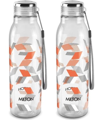 Milton Helix 1000 Pet Water Bottle, Set of 6, 1 Litre Each, Purple