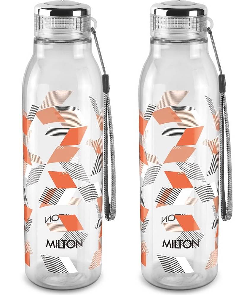 Milton Helix 1000 Pet Water Bottle, Set of 6, 1 Litre Each, Purple
