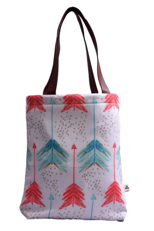 Canvas Astara Printed Tote Bag