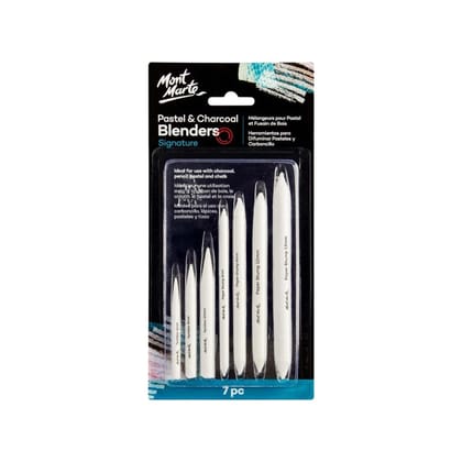 Mont Marte Signature Pastel & Charcoal Blenders - Set of 7-MAXX0011