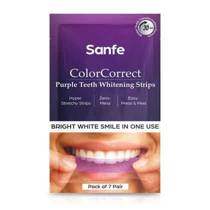 Sanfe Teeth Whitening Strips - Pack of 1 Sanfe Teeth Whitening Strips - Pack of 1