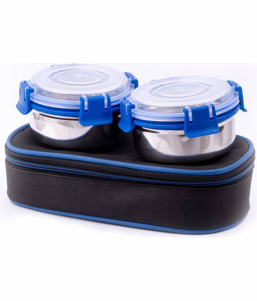 BOWLMAN - Stainless Steel Lunch Box 2 - Container ( Pack of 1 )