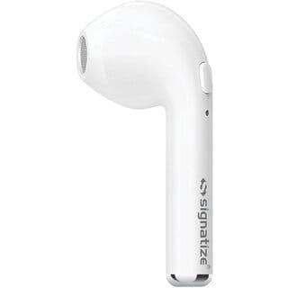 SIGNATIZE Universal Sweat Proof Rechargeable Mini Invisible Bluetooth Headset Single in-Ear Earpiece Earphone-SZ-1059