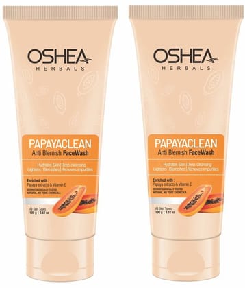 Oshea Herbals Papayaclean Anti Blemish Face Wash 100grams