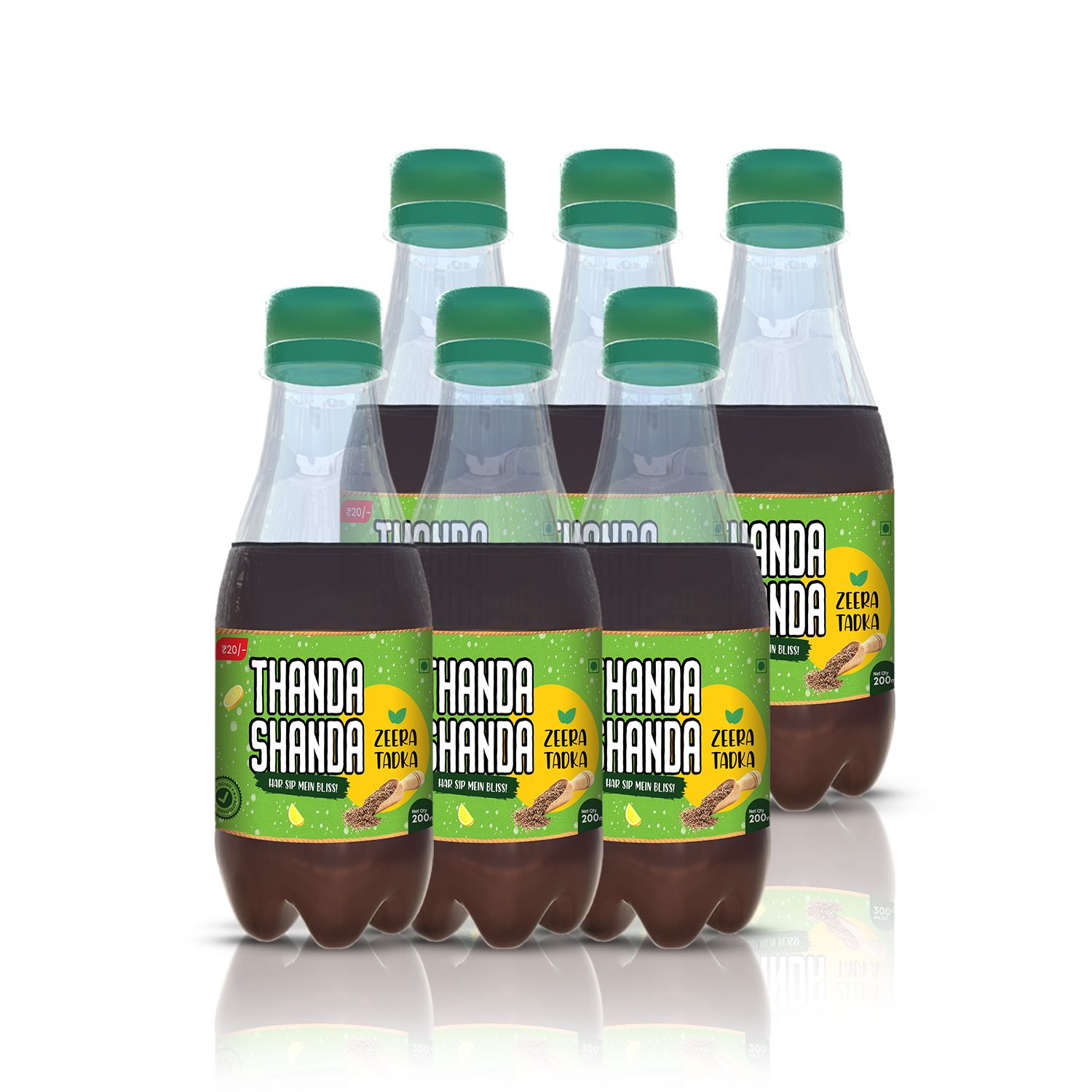 Sipora Thanda Shanda Jeera Tadka 200ml x 6