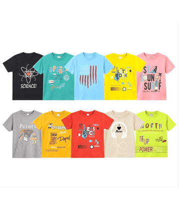 DIAMOND EXPORTER Pack of 10 Boys Cotton Blend T-Shirt ( Multicolor )