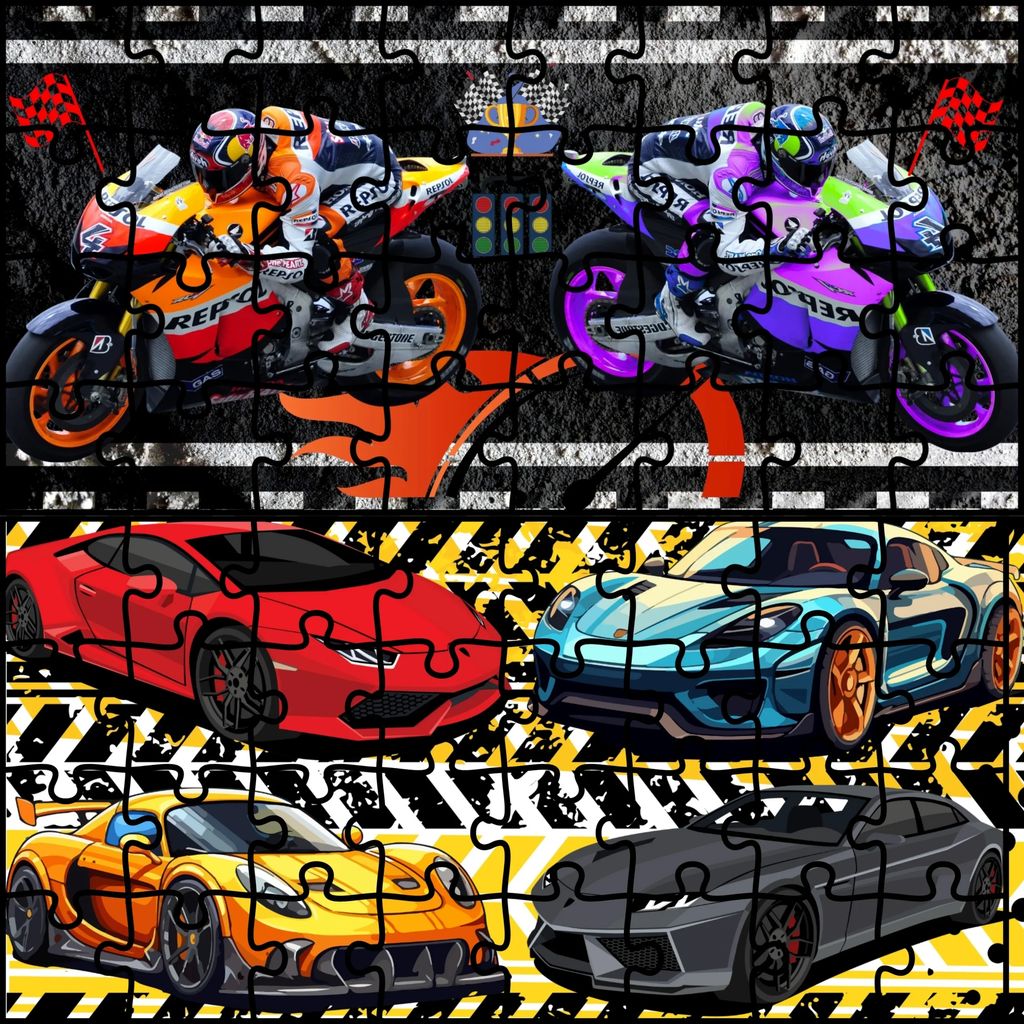 Car & Bike Jigsaw Puzzle for Kids | Vehicles Puzzle Game for Early Learning | Educational Toy to Improve Focus, Memory & Problem-Solving Skills