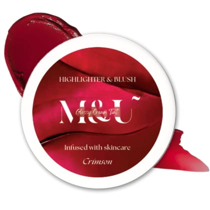 Crimson Deep Red 3-In-1 Glossy Cream Tint (10Gm)