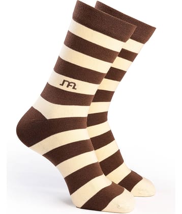 Man Arden - Brown Cotton Men's Mid Length Socks ( Pack of 1 )