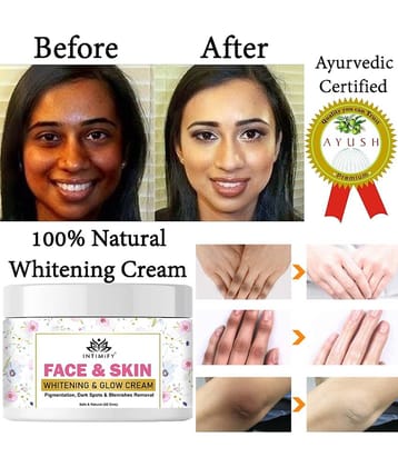 Intimify Face Whitening Cream, goree cream, night cream, skin brightening cream, skin shine, 50 gms