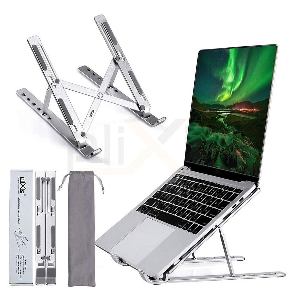 Aluminum Laptop Stand - Ergonomic, Adjustable & Portable
