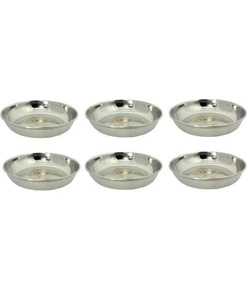 A & H ENTERPRISES 6 Pcs Stainless Steel Dessert Bowl 100 mL
