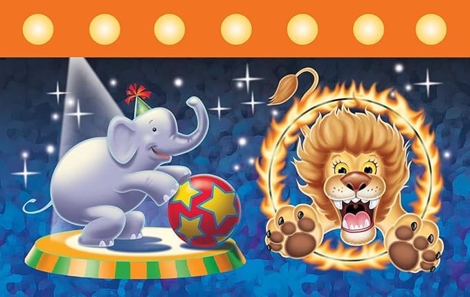 Shindigz Big Top Circus Birthday Tablecover - Party and Festive Needs | Buy online on ZillyBuy
