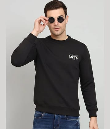 OGEN Cotton Blend Round Neck Men's Sweatshirt - Black ( Pack of 1 )