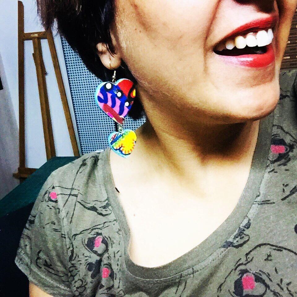 Halo-Heart Earrings - 3