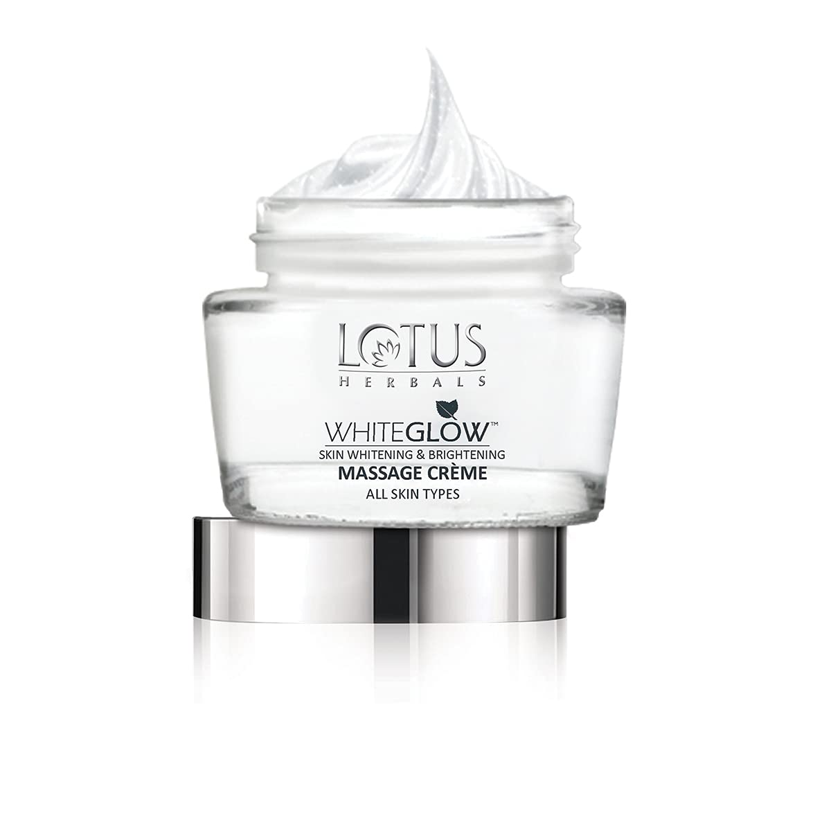 Lotus Herbals White Glow Skin Whitening & Brightening Massage Crme, 60 gm