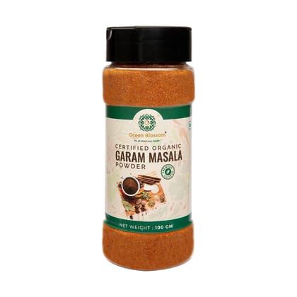 Organic Garam Masala Powder - 100 gms (Weight - 100g) by green blossom agritech ventures private limited