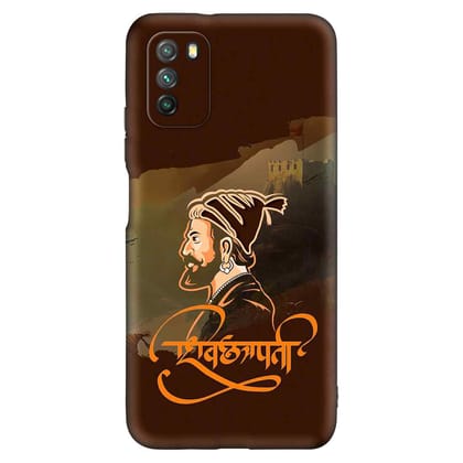 Shivaji Raje Bhosle POCO M3 Premium Embossed Mobile cover