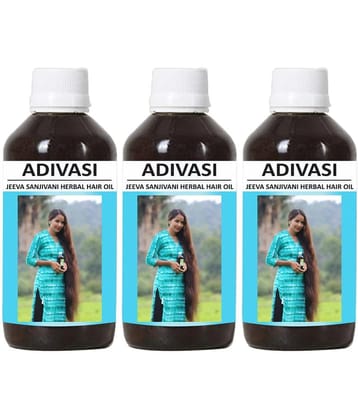 Oilanic Adivasi Jeeva  Sanjivani Hair Oil Combo of  125 mL Pack of 3