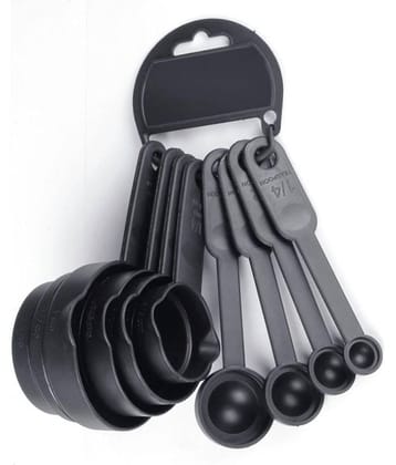 Analog Kitchenware Polypropylene (PP) Measuring Cups & Spoons Set