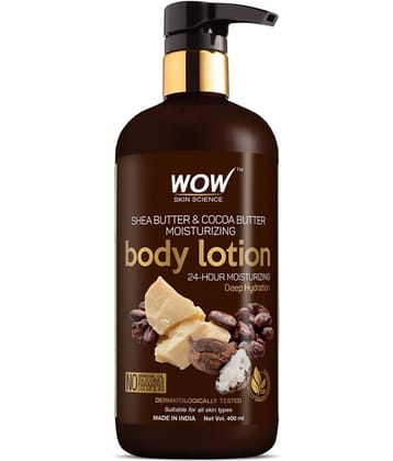 WOW Skin Science Shea & Cocoa Butter Body Lotion 400 ML