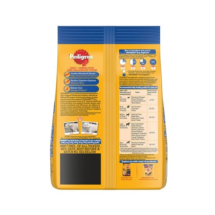 Pedigree Chicken &amp; Vegetables Adult Dry Dog Food 370g